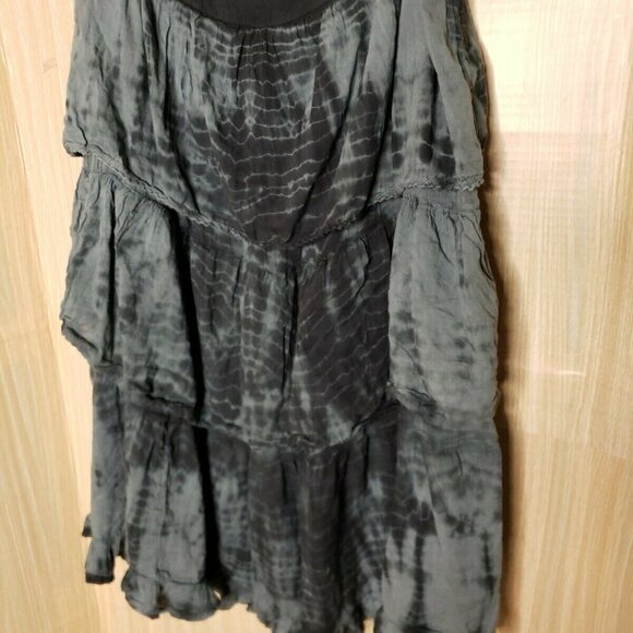 Dix Huit Womens Tie Dye Layered Maxi Skirt Medium - Picture 3 of 6